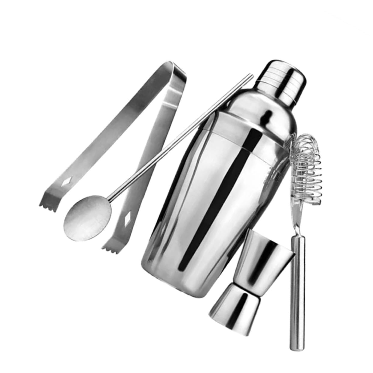 Kit shaker cocktail Alipis en inox pour réussir facilement toutes vos boissons