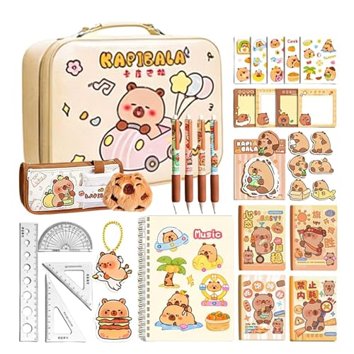 Juego De Papelería Para Mujer,Kit de Notas Adhesivas con - Material Escolar con Diseño Estético - Para Niños Niñas Adolescentes Estudiantes Colegio Y Escuela