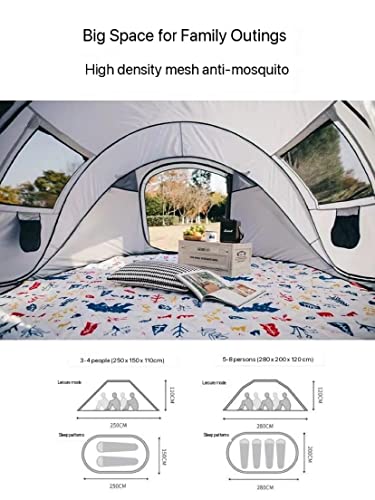 Carpa de camping automática plegable para exterior 1 segundo miniatura 6