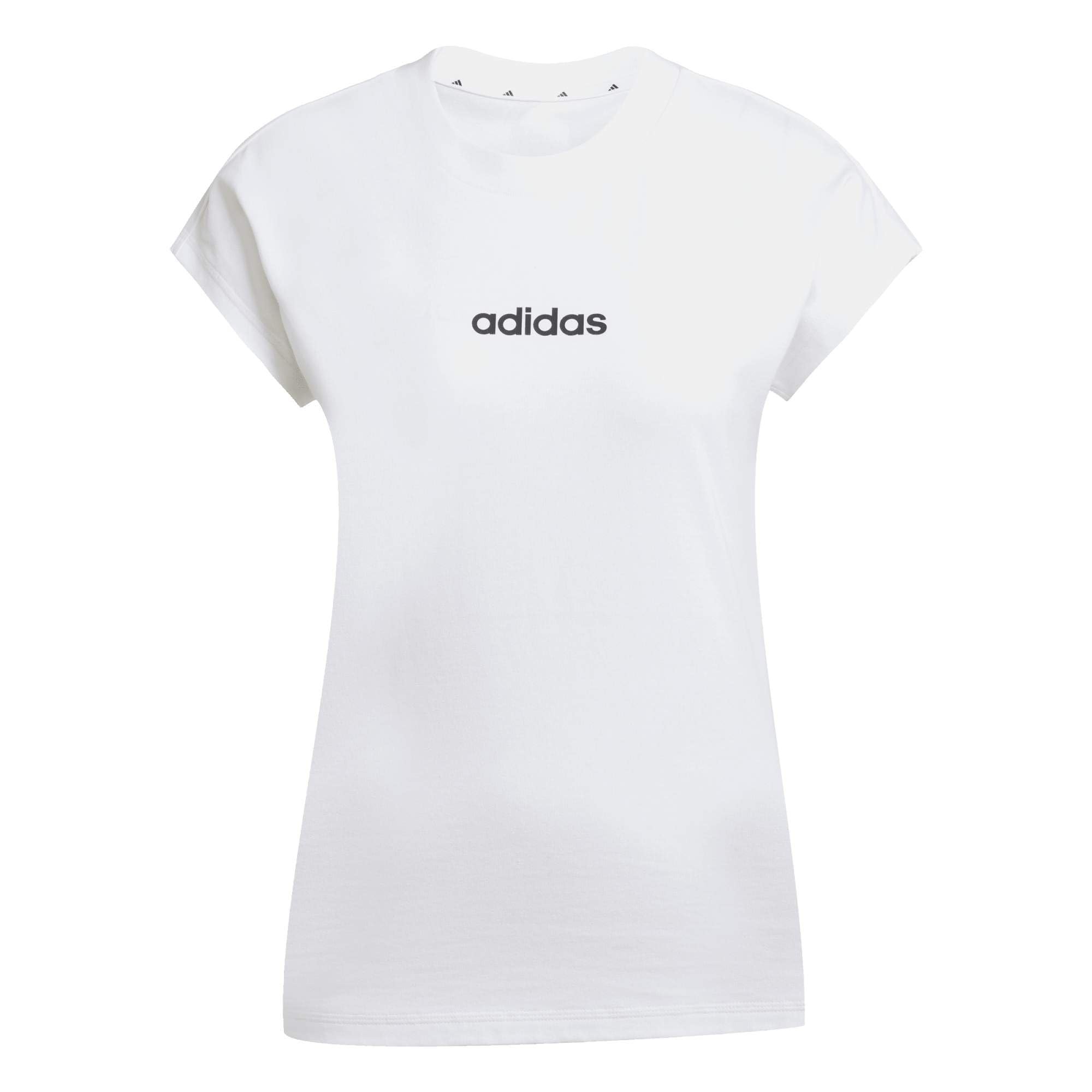 adidas Women's Camiseta Essentials Linear Cotton