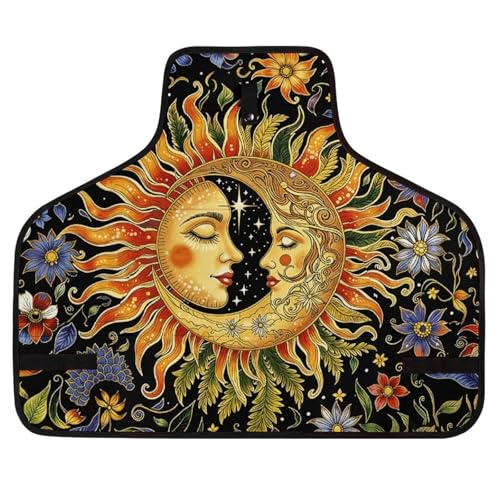 Delantal Retro Floral Sun And Moon con Ajuste Rápido miniatura 1