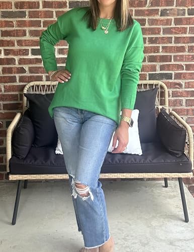 Image of Zeagoo Sweaters for Women Fall Outfits Trendy 2025 Long Sleeve Shirts Bussiness Casual Knit Pullover Sweater Tops