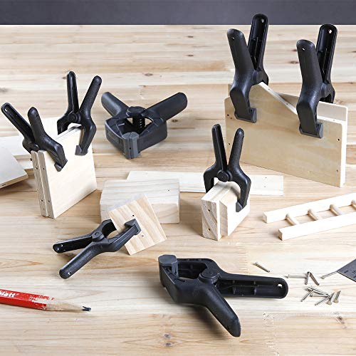 Amazon Basics 14-Piece Nylon Spring Clamp Set for Photography, Woodworking and Crafts, 6 Pack of 3-3/8-inch, 4 Pack of 4-1/2-inch, 4 Pack of 6-1/2-inch, Black/Grey - image 8