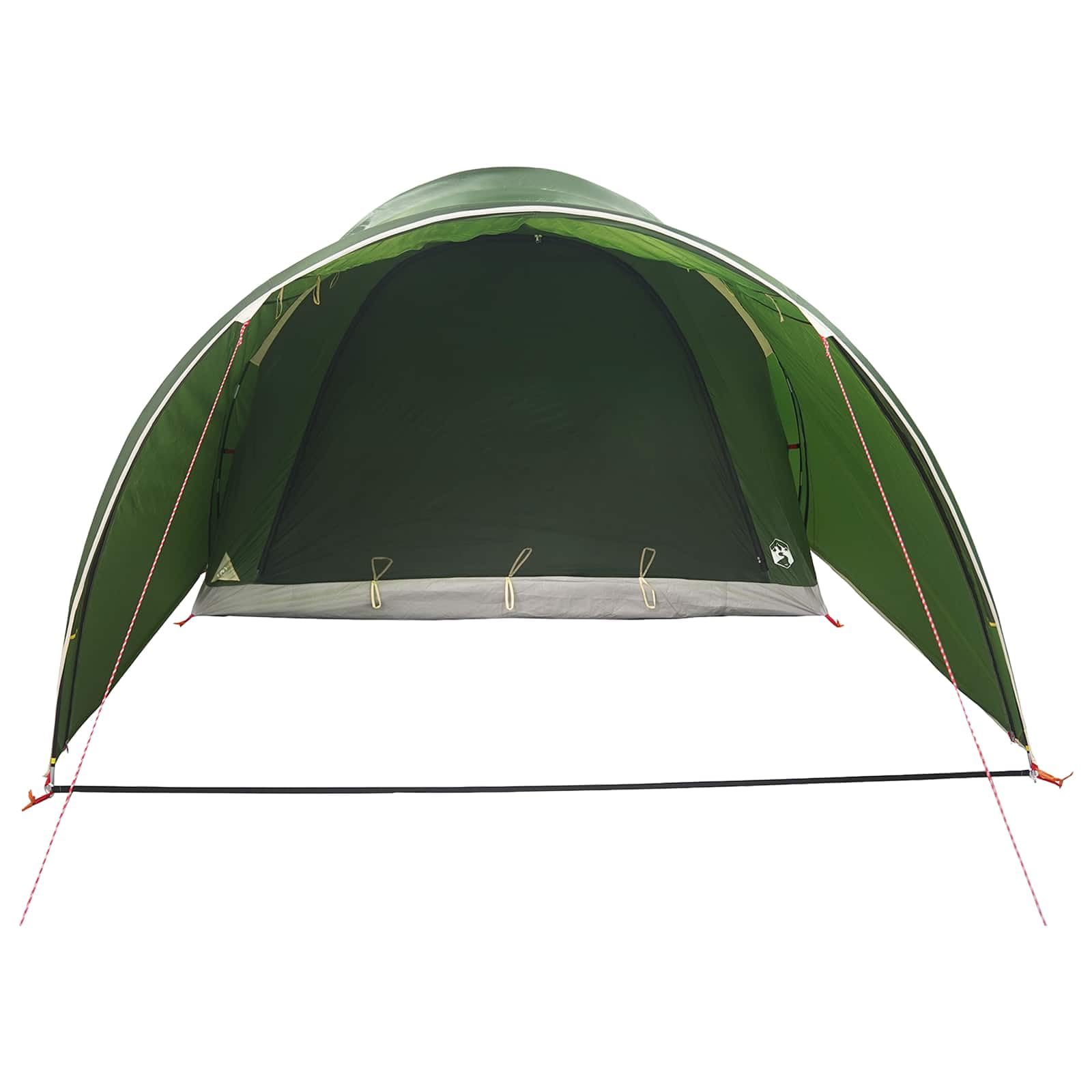 Tienda de campaña 370 x 275 x 210 cm verde poliéster y acero