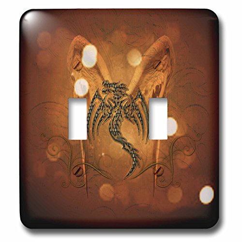 Interrupteur à bascule double 3dRose Lsp_269624_2 commande électrique murale double - 2