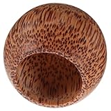 Verre à vin sans pied – fabriqué en bois de cocotier robuste, ce verre est très élégant et résistant, ce qui le rend idéal pour votre maison