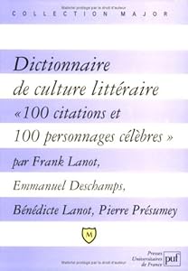 Livres Couvertures de Dictionnaire de culture littéraire :