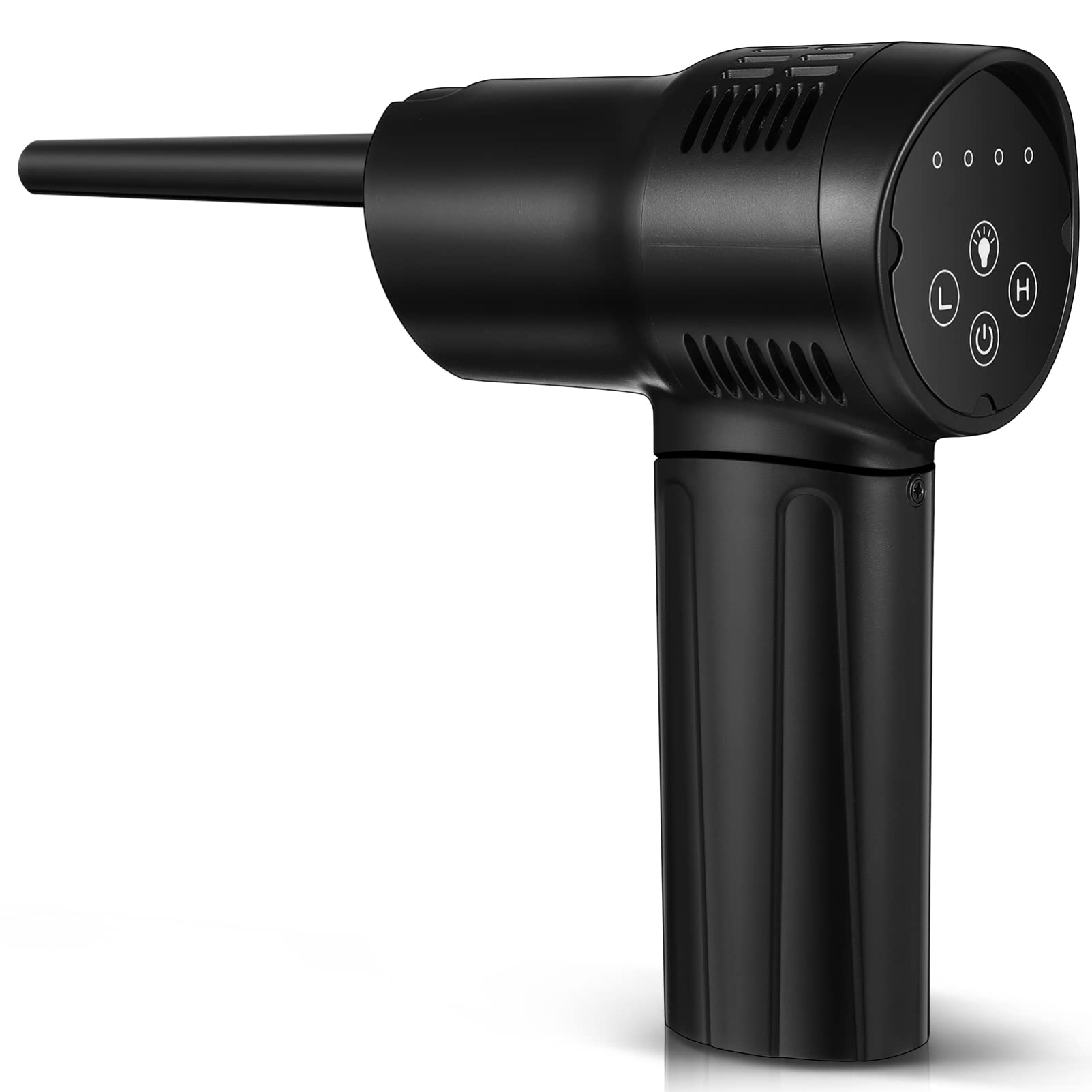 HOMSFOU Spolveratore Aria Compressa Senza Fili 60w Nero per Elettronica