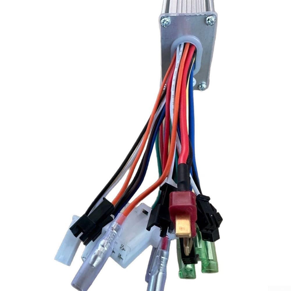 Bürstenloser Motorregler und LCD-Display, Gasgriff-Lenker-Set, 24 V/36 V/48 V, 250 W, Aluminiumlegierung, ABS, 90 x 50 x 30 mm