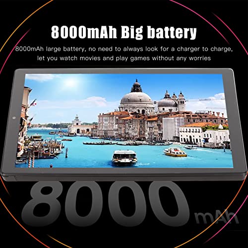 Image of 10.1 Inch Tablet, 1080P Full HD Tablet, 1080x1920 Touchscreen, 11, 4GB+64GB, 8MP+13MP, Type C, 8000mAh Fast Charging Battery