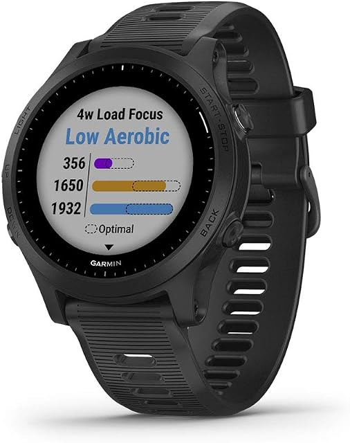 Garmin Forerunner 945, Premium GPS Running/Triathlon Smartwatch with Music, Black