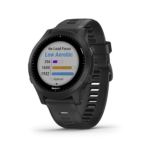 Garmin Forerunner 945, reloj inteligente premium con GPS para correr/triatlón con música, negro (renovado)