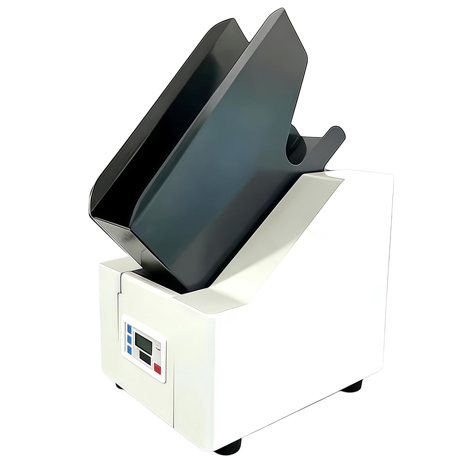 Biurkowy Wyrównywacz Papieru, Wibracyjny, Nadmuchowy, Szybki, O Dużej Pojemności, Podajnik Papieru O Szerokości 70 Mm, Wyrównywanie Papieru W 5 Sekund, Do Biur, Szkół, Banków, Archiwów