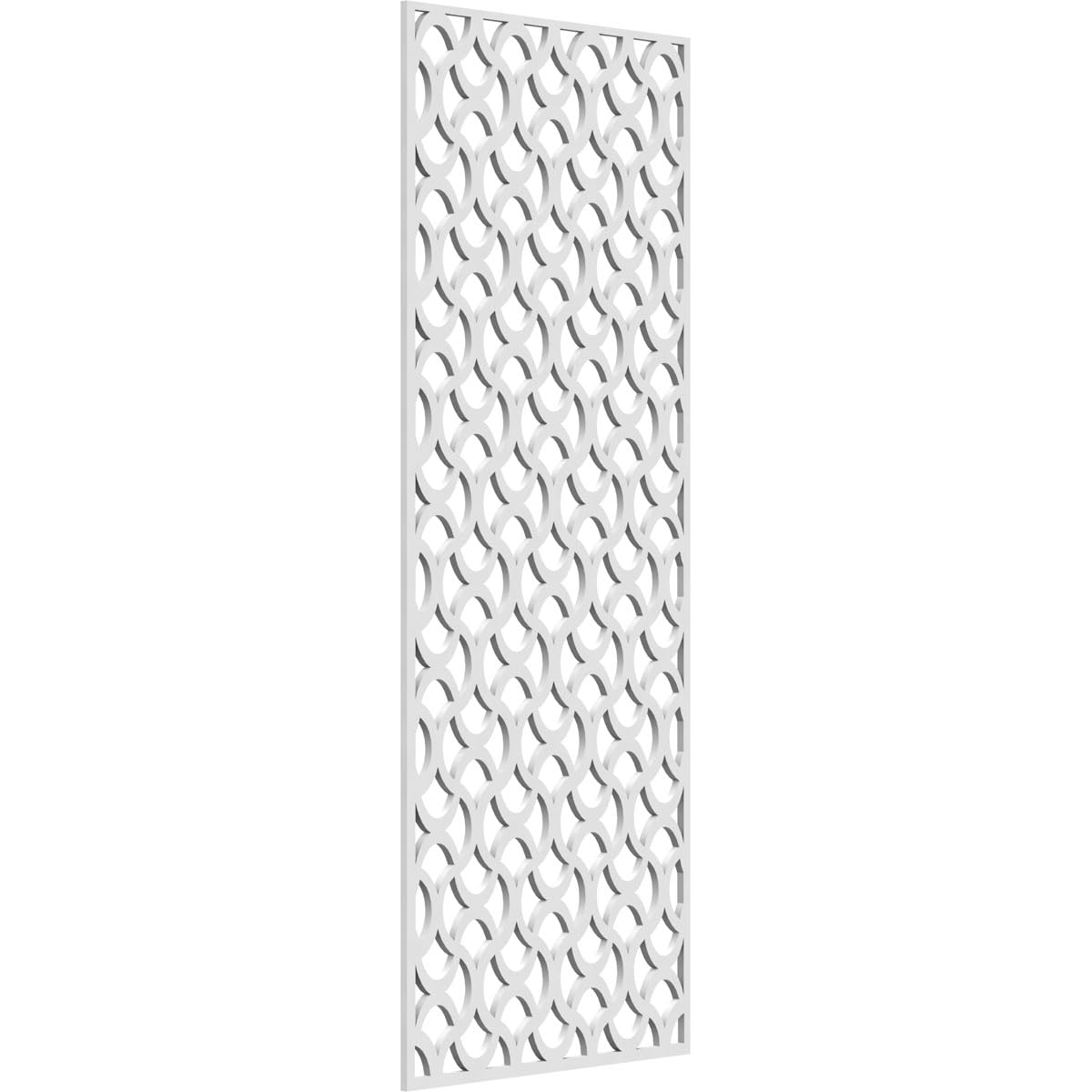 17 3/8"W x 44 3/8"H x 3/8"T Resort Decorative Fretwork Wall Panels in Architectural Grade PVC