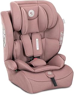 Lorelli Auto Kindersitz 9-36kg Adventure i-Size 76-150 cm, mitwachsender Autositz für Kinder, Babysitz, Autokindersitz, Einstellbare Kopfstütze, 5-Punkt-Sicherheitsgurt (Rosa)