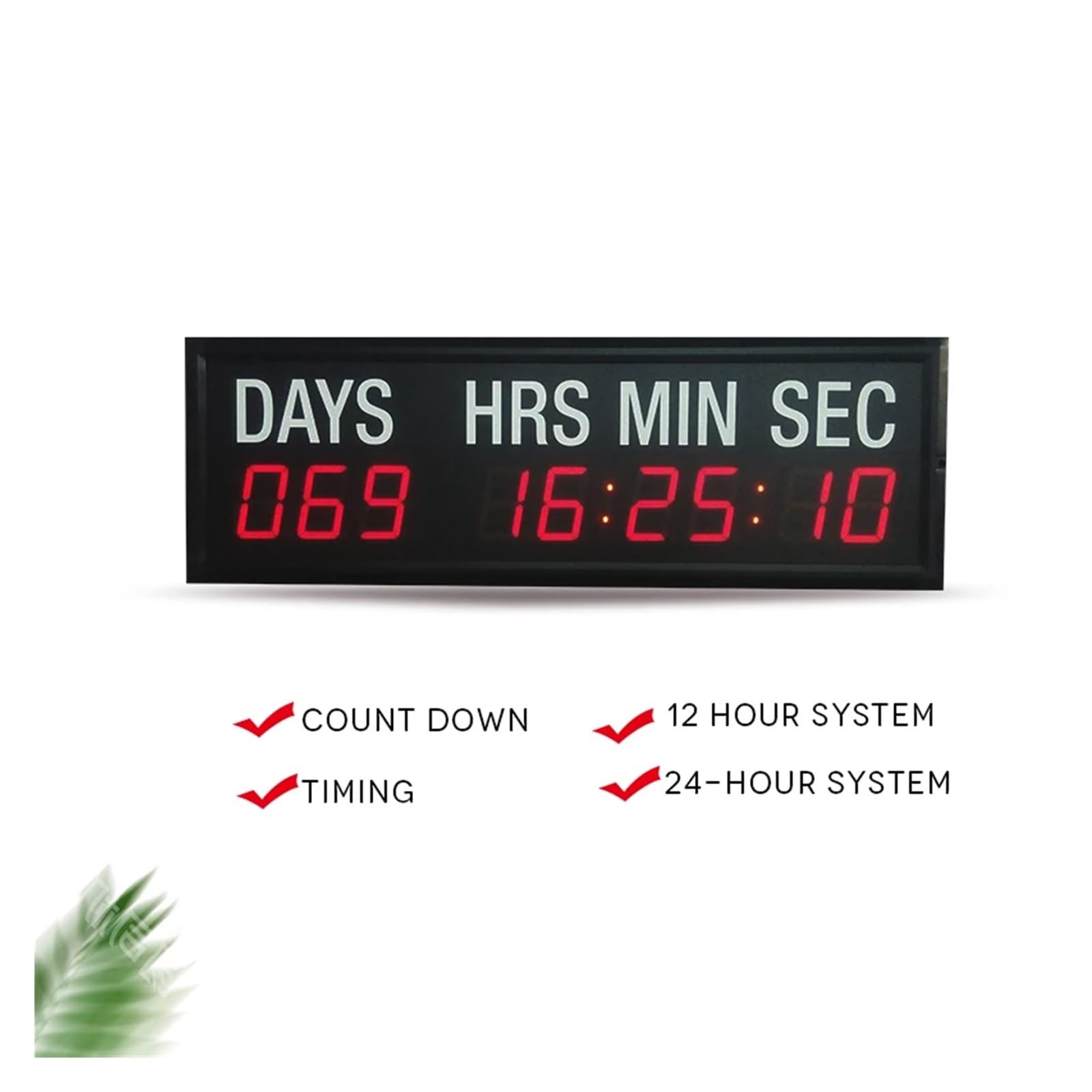 Reloj de cuenta regresiva LED 1,8 pulgadas for días, horas, minutos y segundos (HIT9-1.8R)