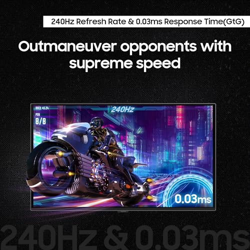 Image of Samsung 27 inch Odyssey OLED G6 (G61SD) QHD & QD-OLED 240Hz 0.03ms FreeSync Premium Pro Gaming Monitor with Sleek Metal Design, 3 Year Warranty, US, LS27DG610SNXZA