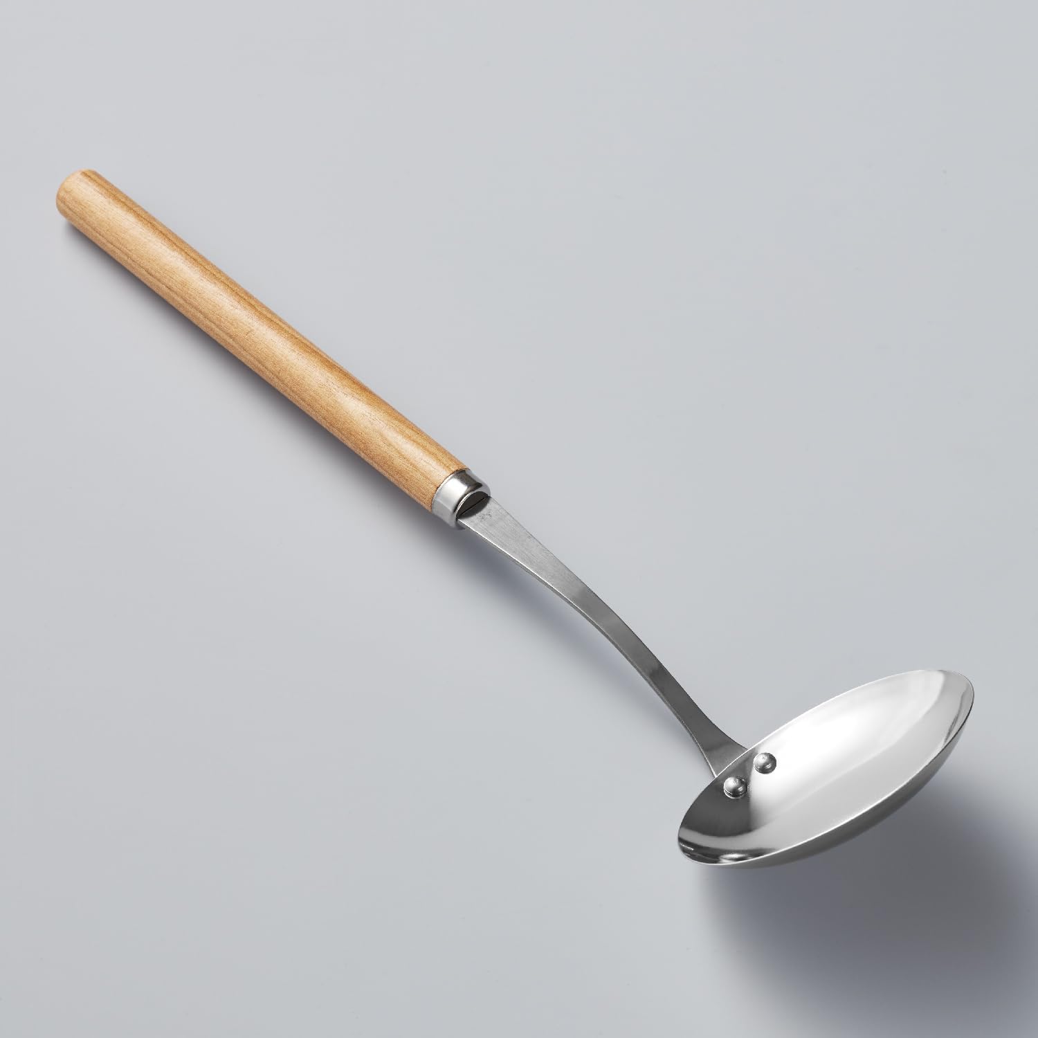 KAI KAI KITCHEN DH8157 Tabletop Pot, Convenient for Serving and Serving, Small, Wooden Pattern, Ladle, Beige, Made in Japan