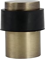 Vista 23 de KHTUMEWARE Paquete de 6 topes de puerta de piso de 1-1/2 pulgadas, tope de puerta negro mate, protector de pared para puerta comercial, cuña