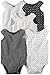 Carter's Baby Girls Multi-Pk Bodysuits 126g548, White, 18 Months Baby