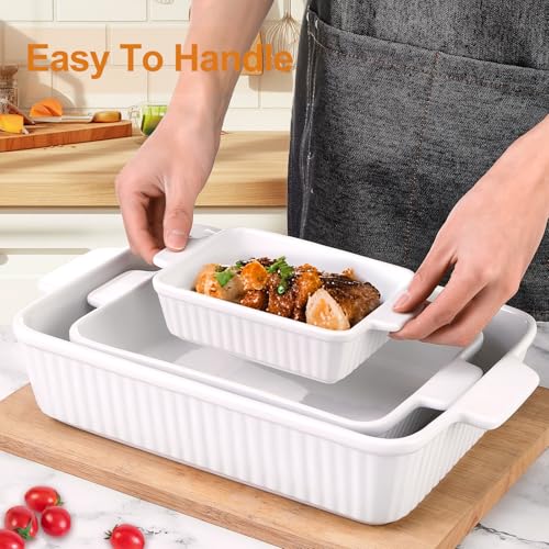 Casserole-Dishes-for-Oven-Ceramic-Baking-Dish-Set-with-Handles-Porcelain-Rectangular-Lasagna-Pan-Deep-of-3-Oven-Safe-Bakeware-Sets-for-Cooking-Kitchen-Holiday-Gifts-155-122-83