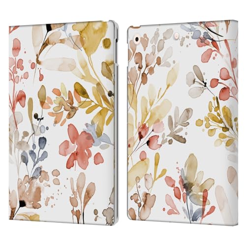 Étui portefeuille iPad 10.2 anti-rayure motif Ninola Herbes