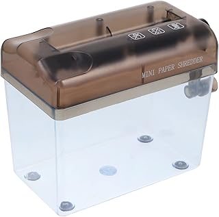 VILLFUL Trituradora De Papel Trituradora De Papel Para Uso Doméstico Trituradora Para Escritório Mini Trituradora De Papel De Mesa De Corte Reto Trituradora Manual Mini Trituradora Manual