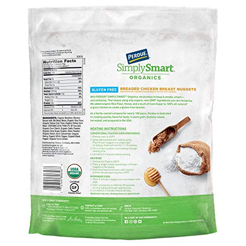 Perdue Simply Smart Organics Breaded Chicken Breast Nuggets Gluten Free, 22 oz. (Frozen) - Thumbnail 3