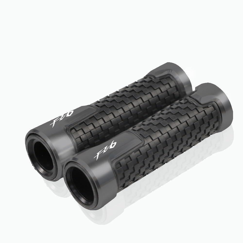 Puños negros de aluminio CNC para manillar de motocicleta Yamaha FZ6R