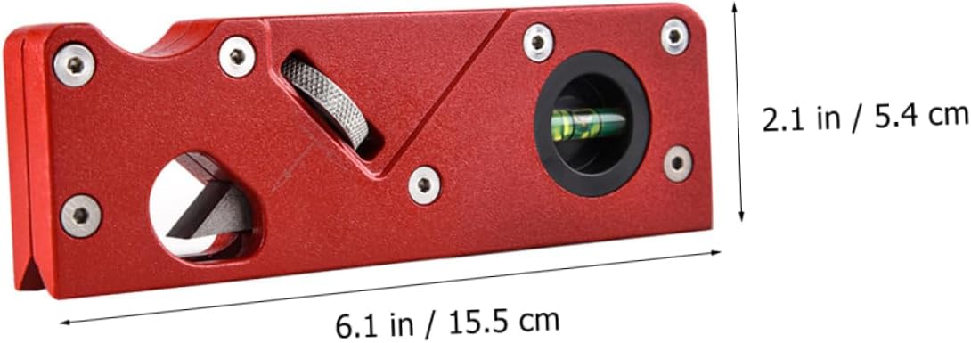 Corner Plane Adjustable Aluminum Alloy Chamfering Tool for Woodworking Ergonomic Design Easy to Install for Trimming and Flattening Corners Material