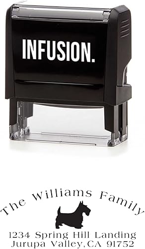 Vista 52 de Infusion Sello de goma personalizado para raza de perro (perro toro francés)