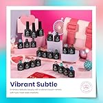 Beetles Gel Nail Polish Set, 23pcs Gel Polish Kit, 20 Colors Pink Green Blue Uv Gel Polish with Base Top Coat, All Season Manicure Tools for Beginners Nail Art Home Gift for Women - Image 3