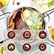 Baxnore Hotpot aus Edelstahl, Sichuan Doppelter Feuertopf für Induktions-, Gas-, Elektroherd & Ceranfeld, Chinesisches Fondue mit Hohlgriff, Leicht zu Reinigen