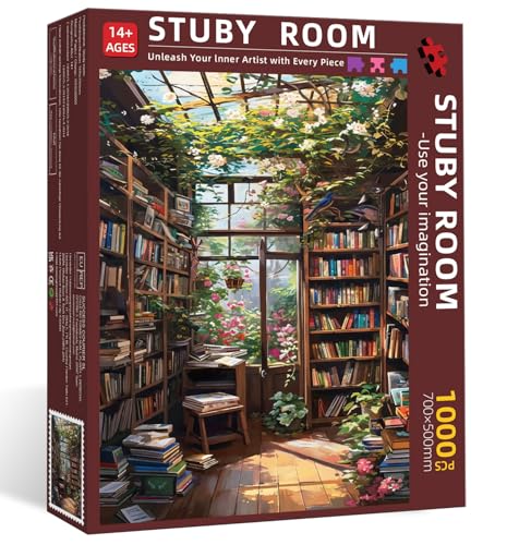 Puzzle 1000 Teile Erwachsene Blumenzimmer Klassisches Lernspiel Puzzle Geeignet als Wanddekoration und Geschenk Oder zur Demenzvorsorge im… – Ansicht 7