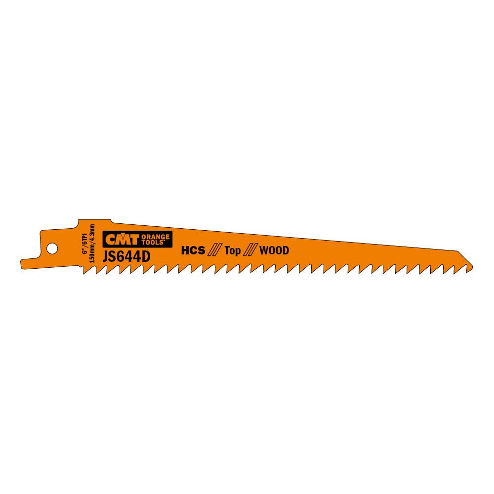 CMT JS644D-5 Lame per Seghe a Gattuccio per Legno, Arancione
