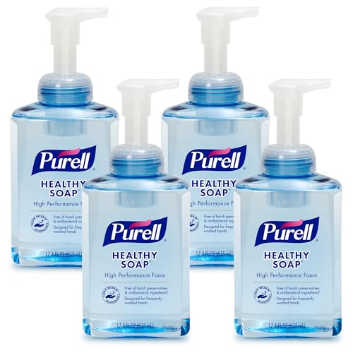 Purell® High Performance HEALTHY SOAP® Foam, Fragrance Free, 17.4 Oz, Pack Of 4 Bottles
