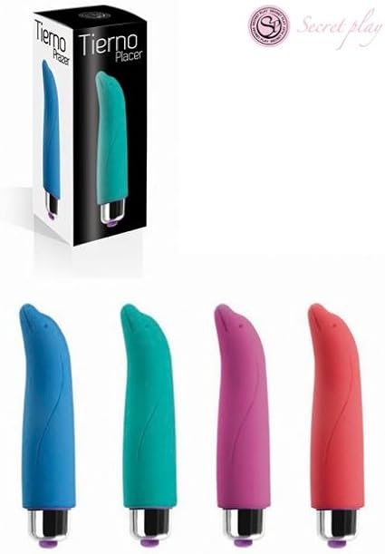 Secret Play S061, Vibrador Tierno Placer, 4 velocidades, Rojo, 11 cm