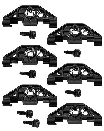Hard Top Retainer Nut with Clip Fit for Jeep Wrangler JK JKU 2007-2018, Steel Roof Hardtop Mounting Bolt and Retainer Nut Kit with Quick Removal, 12Pcs