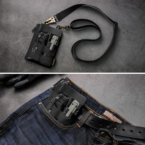 Image of VIPERADE VE18 EDC Pouch, Pocket Organize for Men, EDC Pocket Organizer, 3 Slots with 2 Zipper Pockets, Multitool Pouch