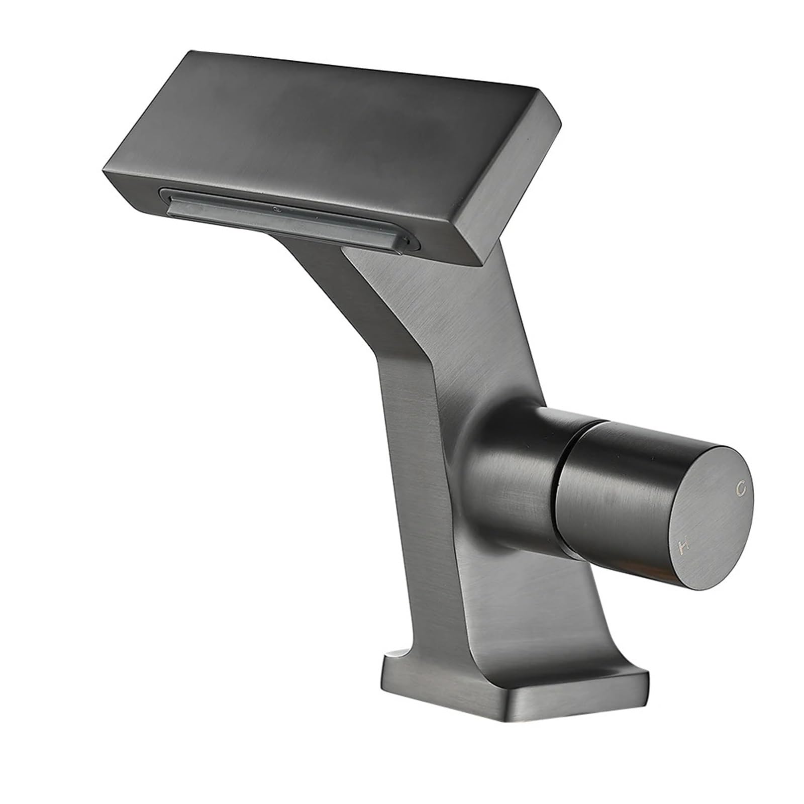 Lyvqzpwlr Color-5 Bathroom Basin Pillar Taps, Multicolor Waterfall Bathroom Faucet Single Handle Hot Cold Mixer Tap For Bath Kitchen(Color-5)
