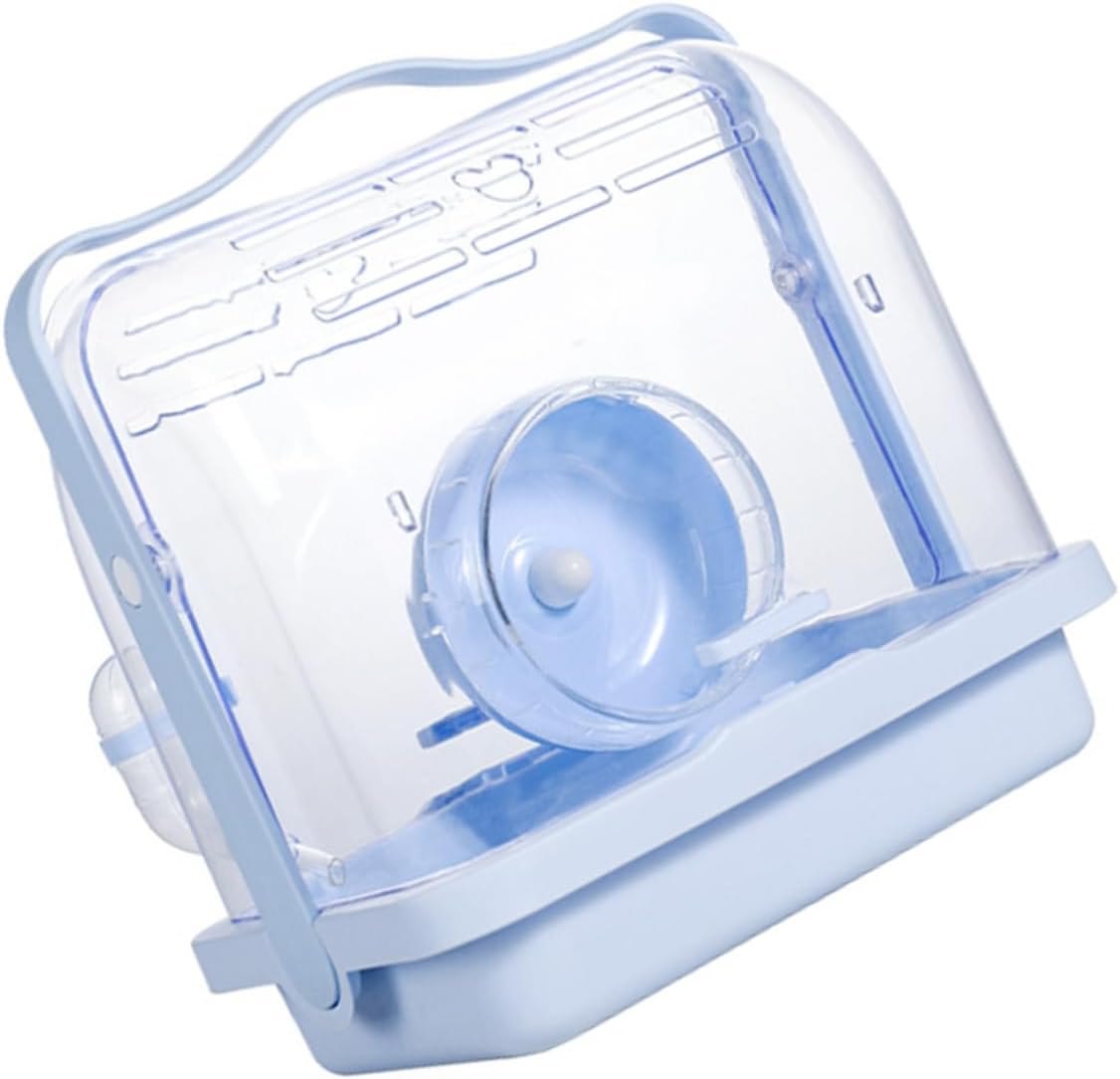 KESYOO Portable Hamster Travel Carrier Hamster Case for Small Animals for Hiking Shopping and Outings and Design for Hamsters