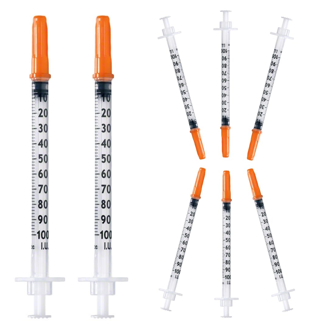 10 Stück 1 ml/cc Plastiktube (31G x 6mm) Mehrzweck-Messwerkzeuge  Einzeln verpackt  Laborzubehör