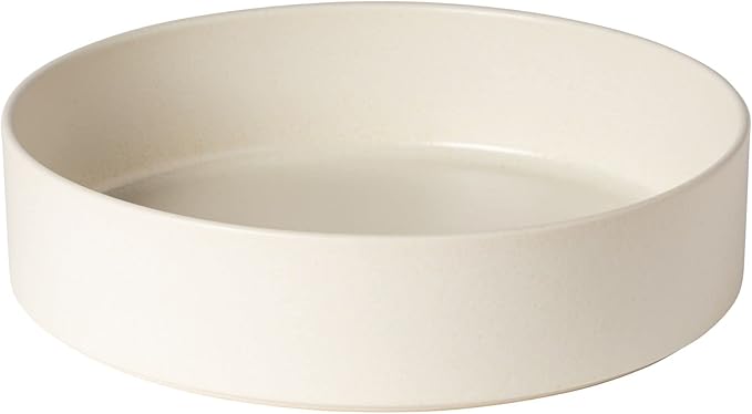 Costa Nova Ceramic Stoneware 11.5" x 2.75", 114 oz Serving Bowl - Redonda Collection, White | Microwave & Dishwasher Safe Dinnerware | Food Safe Glazing | Restaurant Quality Serveware