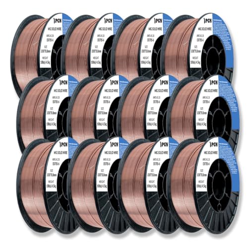 Image of PGN ER70S-6 .030 inch (12 Pack) Solid MIG Welding Wire - 10lb Spool