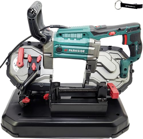HEADNMORE® Bundle Parkside PMB 1100   Sierra de cinta metálica (incluye llavero HEADNMORE)