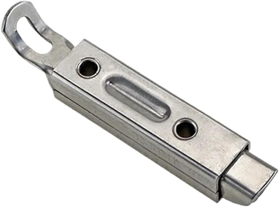 304 Stainless Steel Pull Type Automatic Spring Industrial Door Bolt Connection Self-Locking Hidden Bolt Lock(Straight)