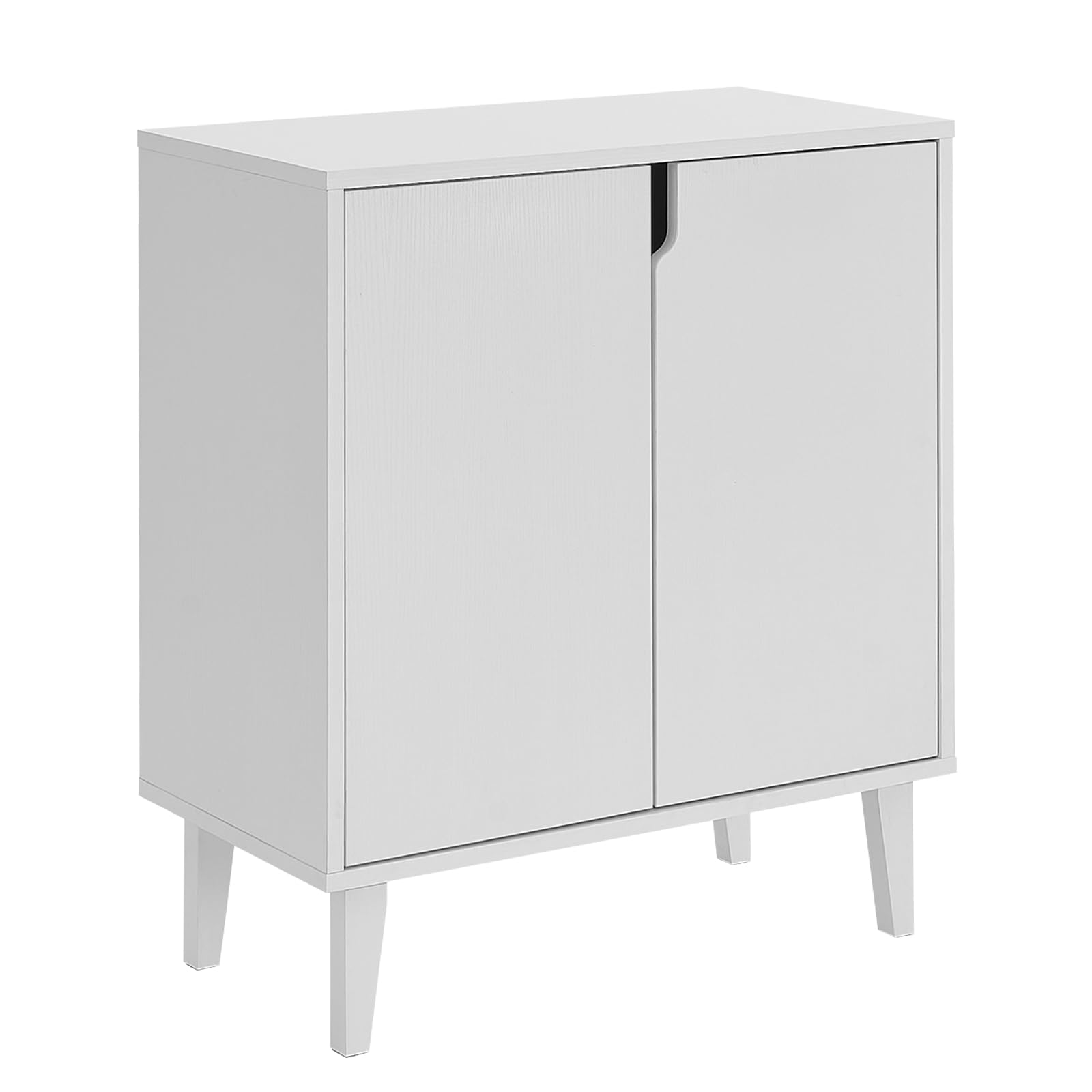 White Coffee Bar Cabinet, Farmhouse Kitchen Sideboard Buffet Storage Cabinet White Accent Sideboard Buffet Cabinet for Kitchen, Dining Room, Living Room, Hallway
