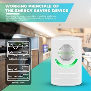 Power Saver Pro X,Stopwatt Energy Saving Device,Professional Plug-in Energy Savers,Intelligent Electricity Saving Box Power Factor Saver for Home Office,Stabilize Voltage 90V-250V 30KW,6Pack