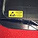 Cabilock Anti-Static Warning Labels 200 Pcs Self Adhesive Electrostatic Sensitive Device Stickers for Industrial Safety 2.16X0.98 Inch Durable Static Protection Decals