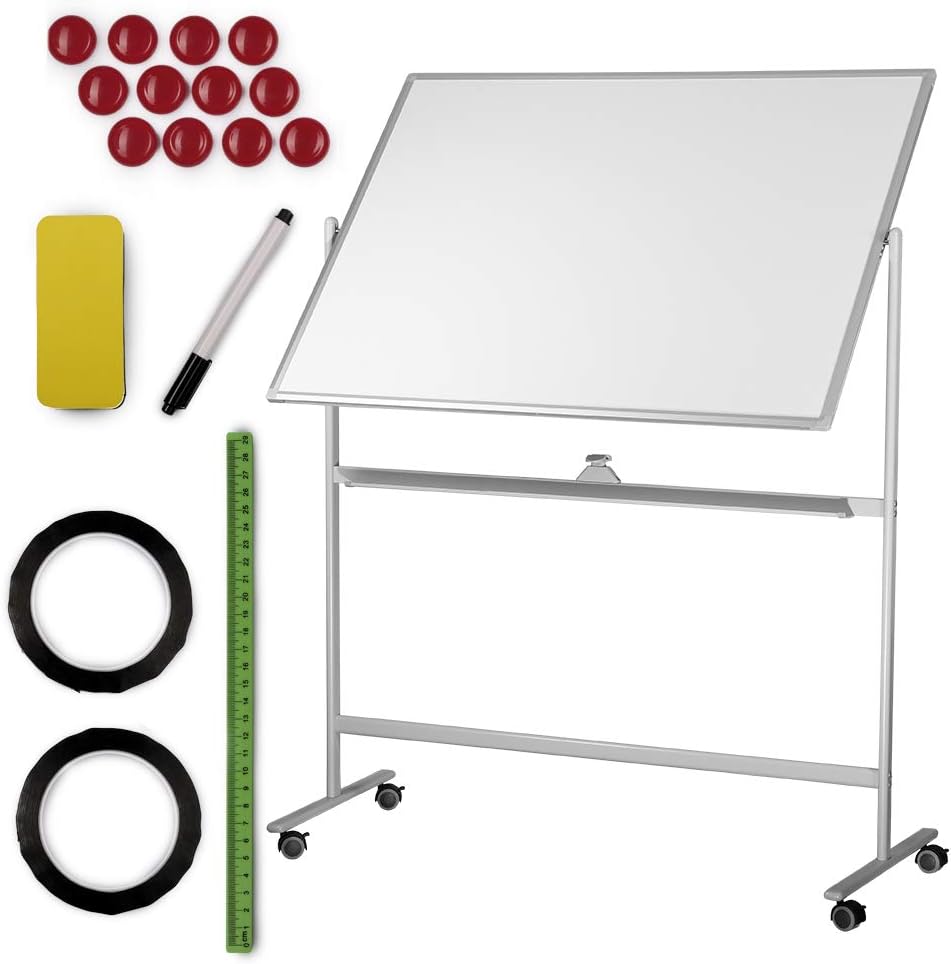 White Board Dry Erase Whiteboard Large Mobile